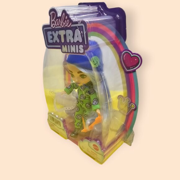 Barbie Extra Minis Doll #3 (Wearing Emoji-Printed 2-Piece Fashion Outfit) - Picture 4 of 6